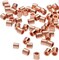 The Beadsmith Tube Crimp Beads, 2 x 2mm, 100 Pieces, Copper Color, Uniform Cylindrical Shape, No Sharp Edges, Designed to Secure The Ends of Jewelry Stringing Wires and Cables